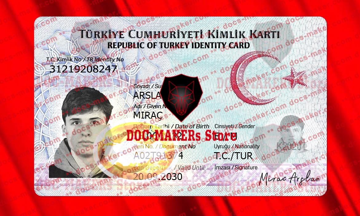 Turkey ID Card – V2 – PSD Template